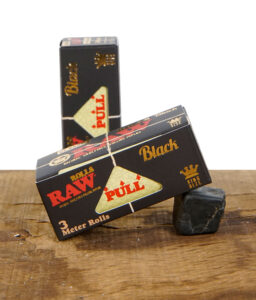 RAW Black Endlospaper 3m auf Rolle im King Size Format, extra dünne Paper
