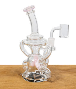 Blaze Dab Rig Recycler Pink