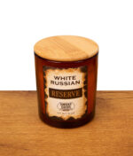 Smoke Odor Exterminator Duftkerze "White Russian" aus der Reserve Collection im 9oz Braunglas mit hochwertigem Echtholz-Deckel.