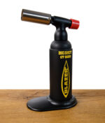 Blazer GT8000 'Black Yellow' Butangasbrenner in Schwarz-Gelb mit gelbem Logo und rotem Hebel