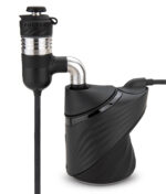 Puffco Peak Pro Link Adapter mit eingesetzter 3DXL-Kammer bereit zur Kopplung mit dem Metall-Winkelstück.