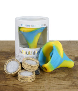 Moose Labs MouthPeace Starter Kit in Hellblau und Gelb