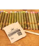 King Palm Variety Flavors Mini Rolls aus Palmblättern mit Bambus-Stopfhilfe und Feuchtigkeits-Pack.